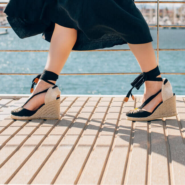 Especial Sandalias de yute mtng